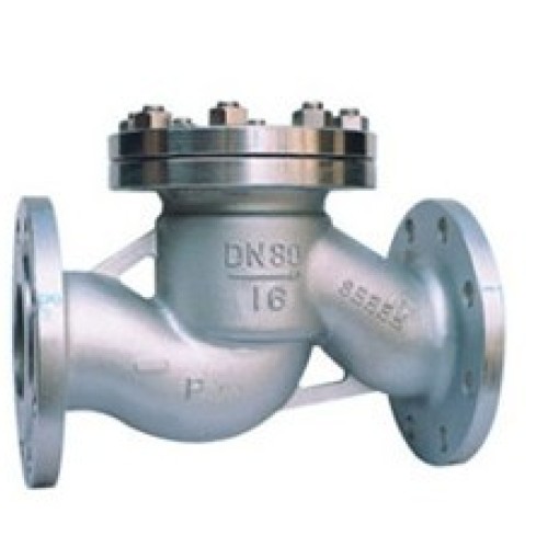 Flanged lift check valve